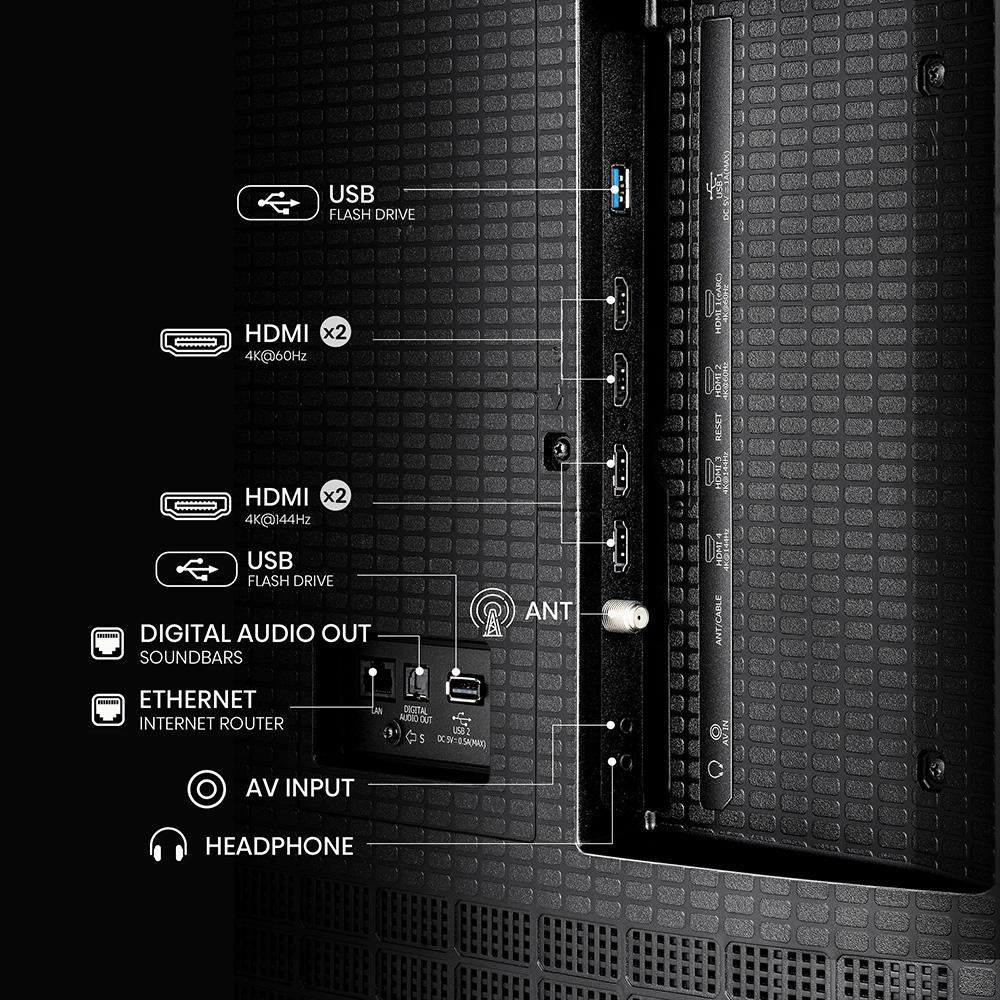 Hisense 55" U6 Series Mini-LED ULED 4K Fire TV - Refurbished