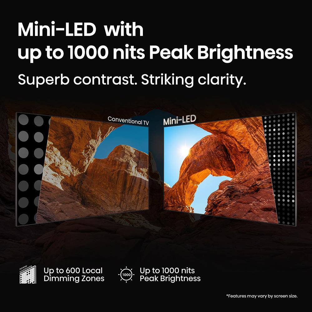 Hisense 55" U6 Series Mini-LED ULED 4K Fire TV - Refurbished