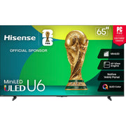 Hisense 65" U6 Series MiniLED ULED 4K Smart Fire TV - Refurbished