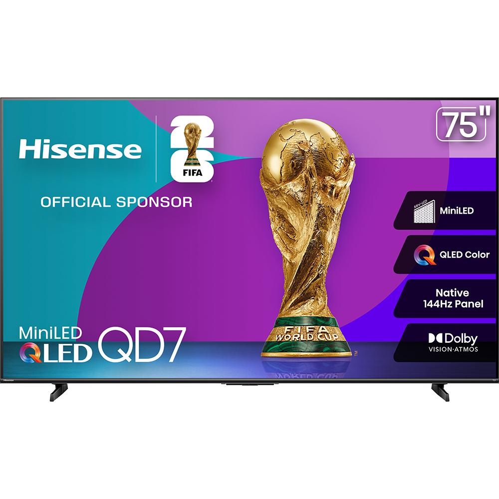 Hisense 75" QD7 Series MiniLED ULED 4K Smart Fire TV - Refurbished