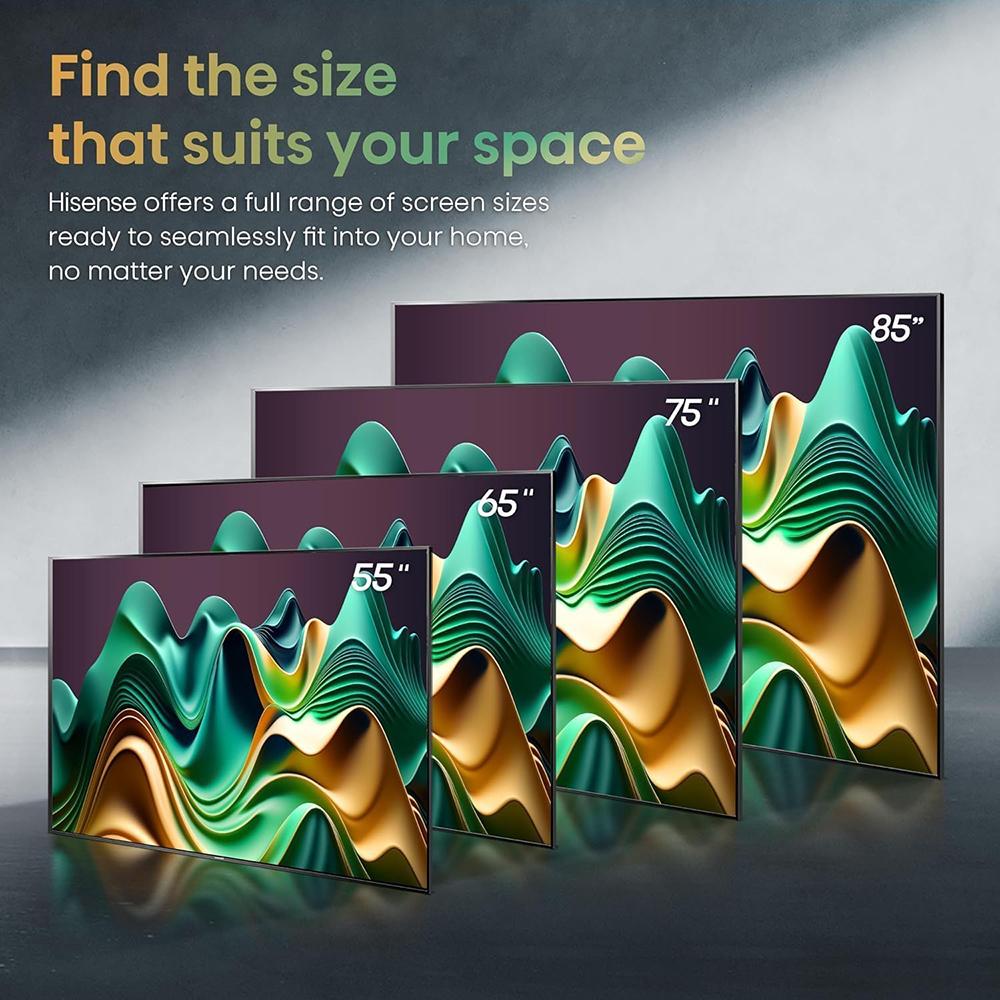 Hisense 85" U6 Series Mini-LED ULED 4K Smart Google TV - Refurbished