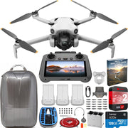 DJI Mini 4 Pro 4K Drone Fly More Combo with RC 2 + Hard Case Backpack Bundle