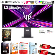 LG 39" UltraGear OLED WQHD Curved Gaming Monitor + 26 Months Protection Bundle
