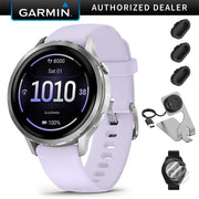 Garmin Venu 4,41mm Health & Fitness GPS Smartwatch Silver with Periwinkle Silicone Band