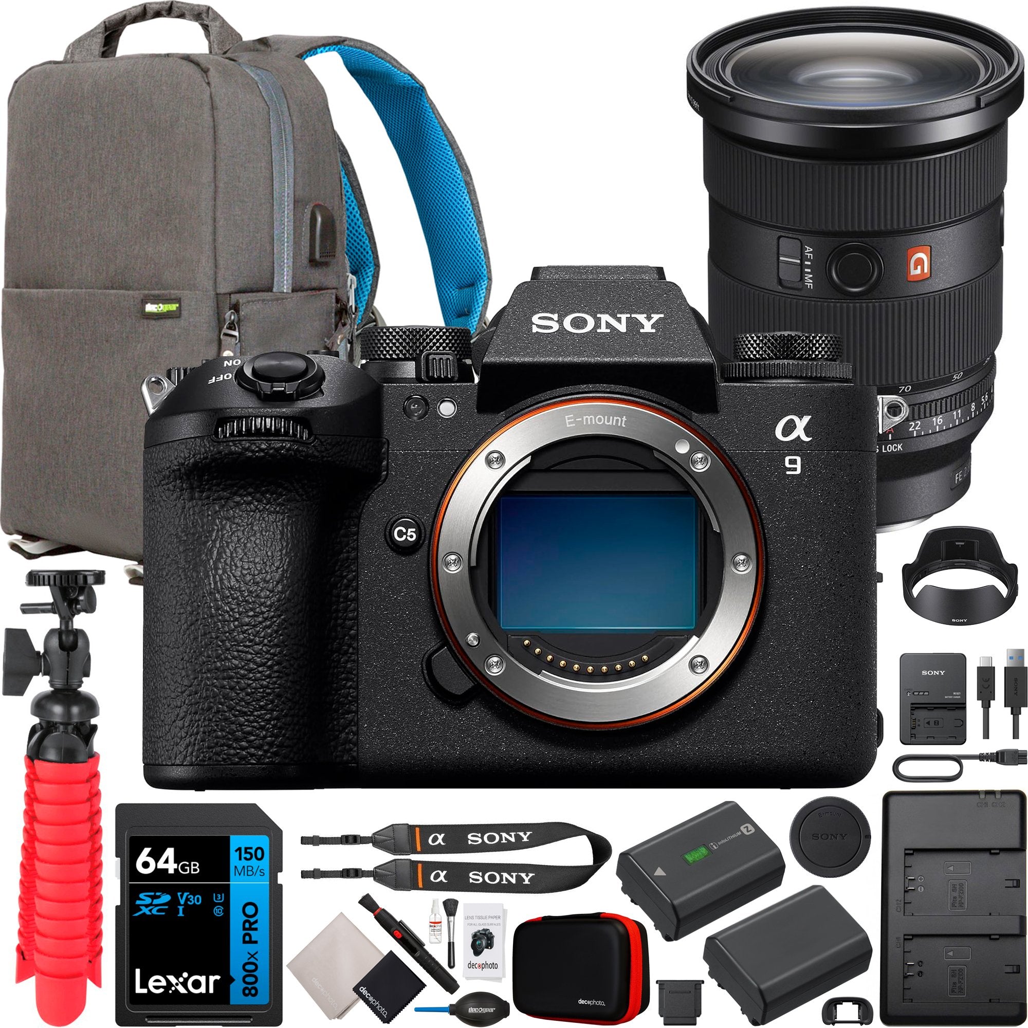 Sony Alpha 9 III Full Frame Mirrorless Camera + 24-70mm F2.8 GM II Lens Bundle