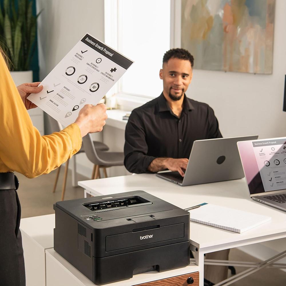 Brother SOHO Laser Printer with High-Yield Toner Black Twin Pack