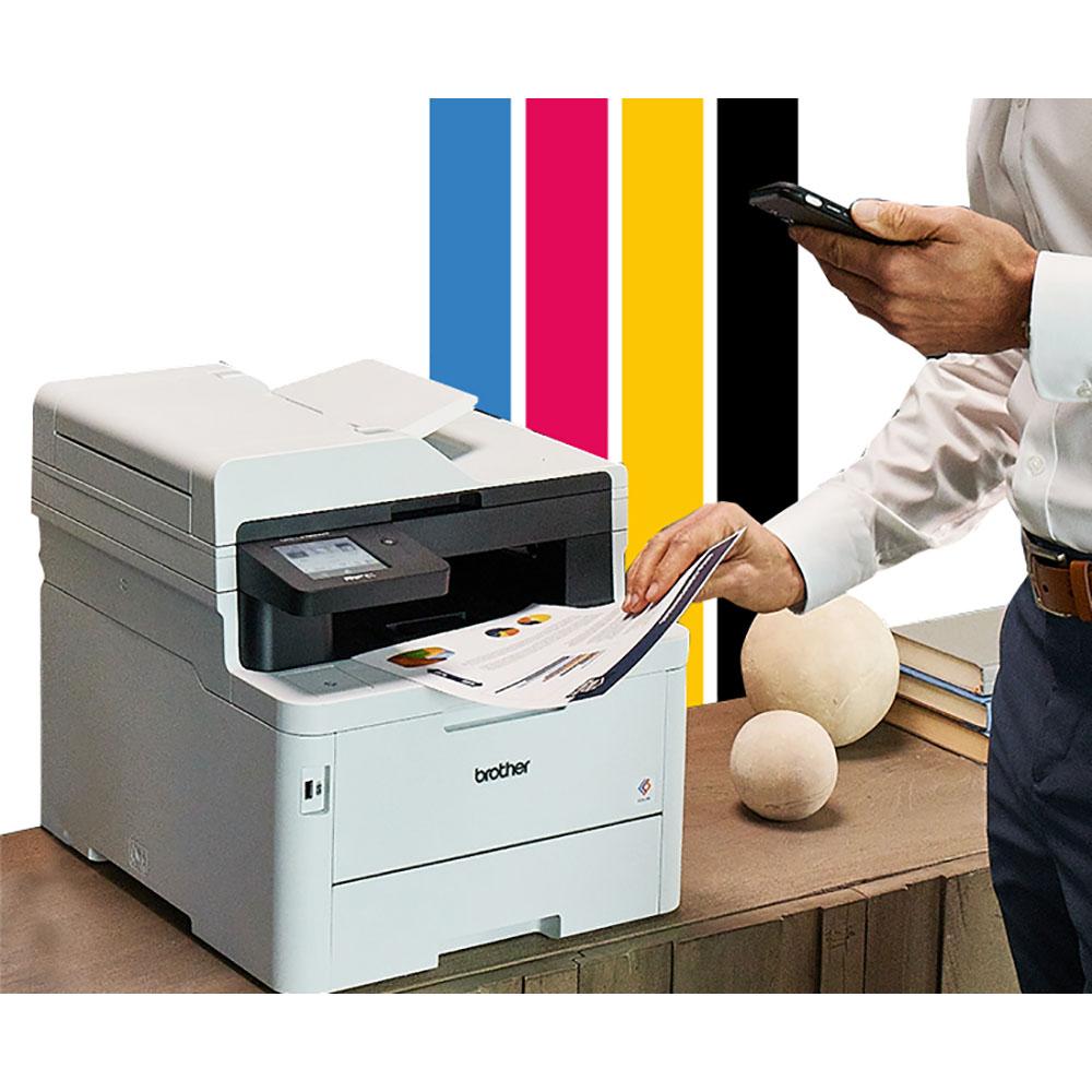 Brother Digital Color All-in-One Laser Printer with Standard-Yield Toner 4 Pack