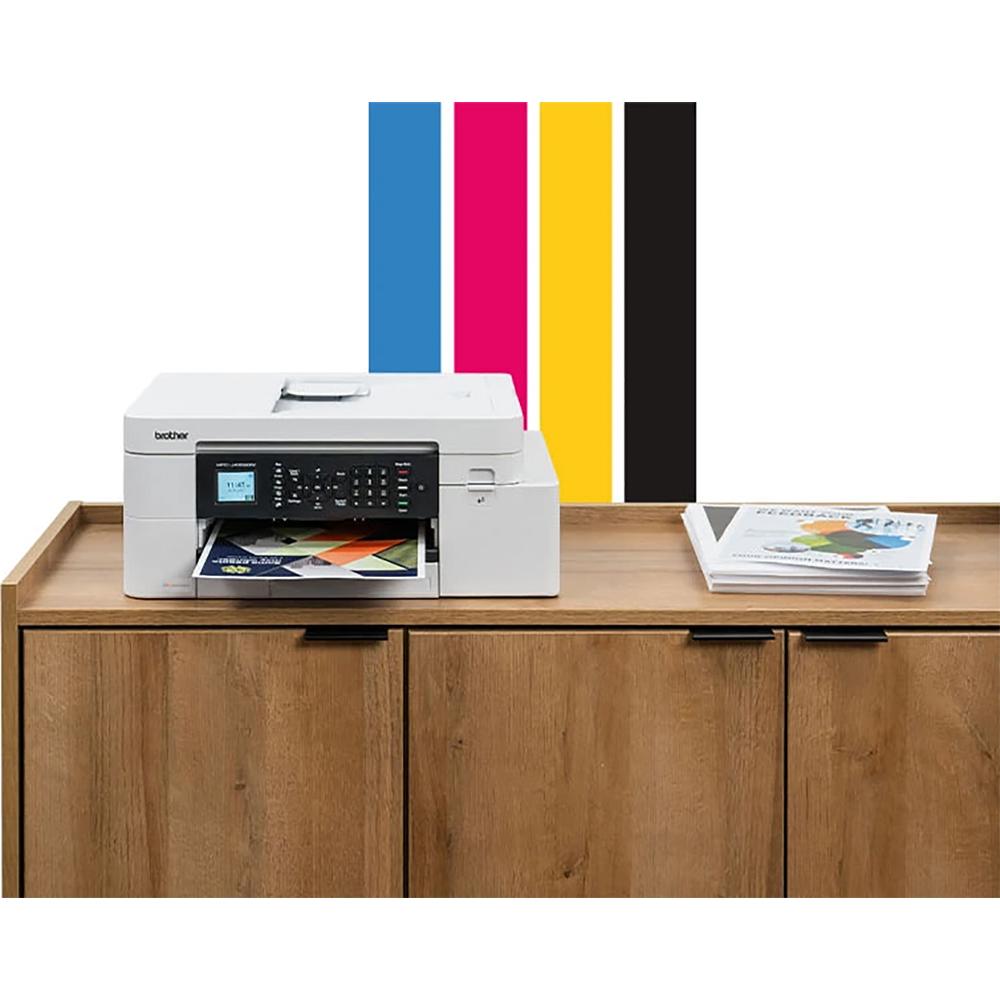 Brother INKvestment 4355 Wireless All-in-One Inkjet Printer + Color Cartridges Bundle