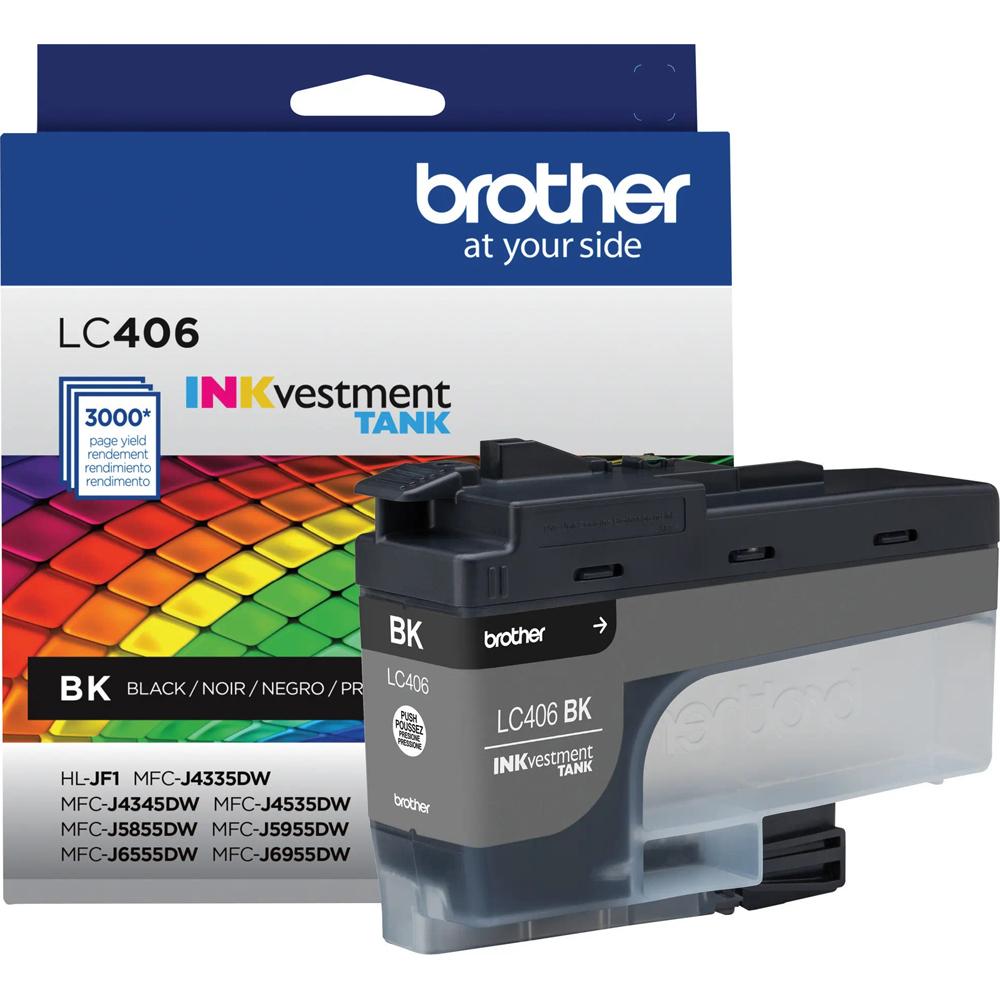 Brother INKvestment All-in-One Color Inkjet Printer + Color Cartridges Bundle