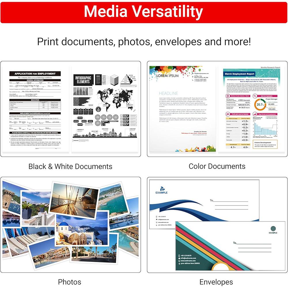 Canon PIXMA G3290 Wireless MegaTank All-In-One Inkjet Printer, Copy, Scanner Bundle