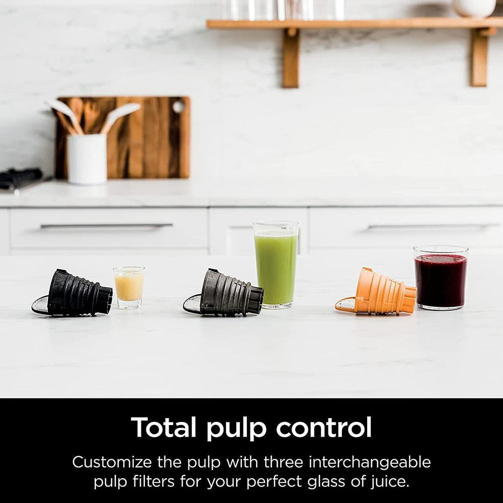 Ninja Ninja JC101 Cold Press Pro Compact Powerful Slow Juicer, Black - Refurbished