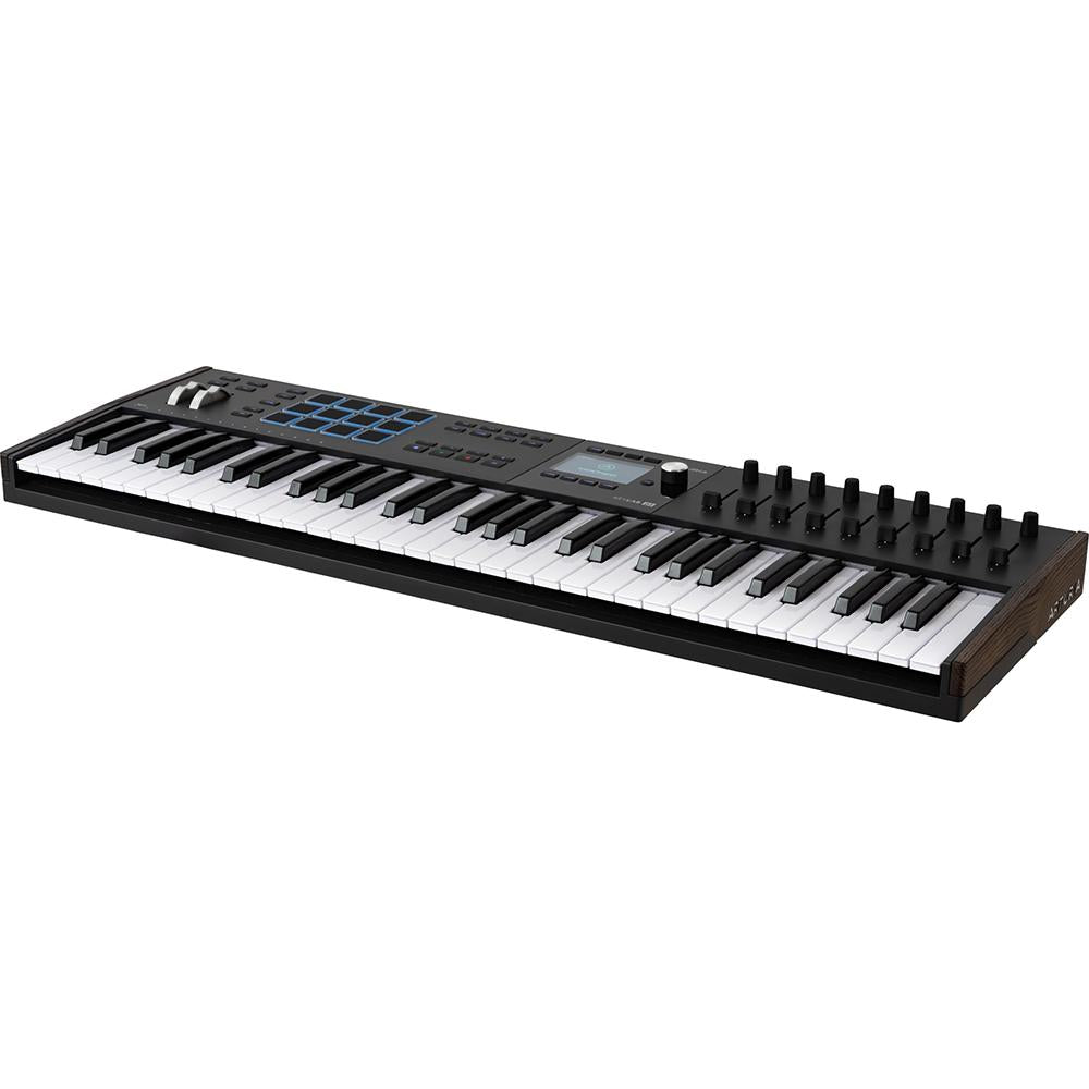 Arturia Mk3 61-Key USB MIDI Controller Keyboard Black with 26 Month Protection