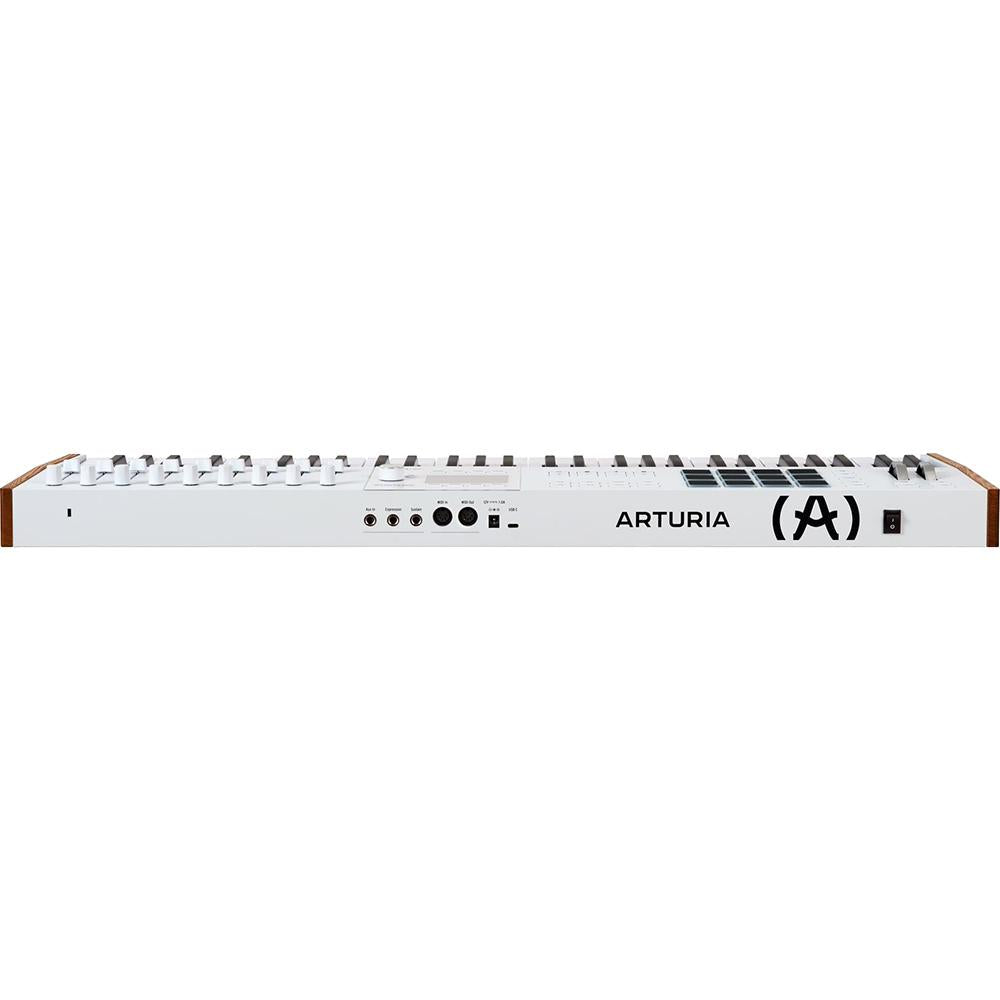 Arturia Mk3 61-Key USB MIDI Controller Keyboard White with 26 Month Protection