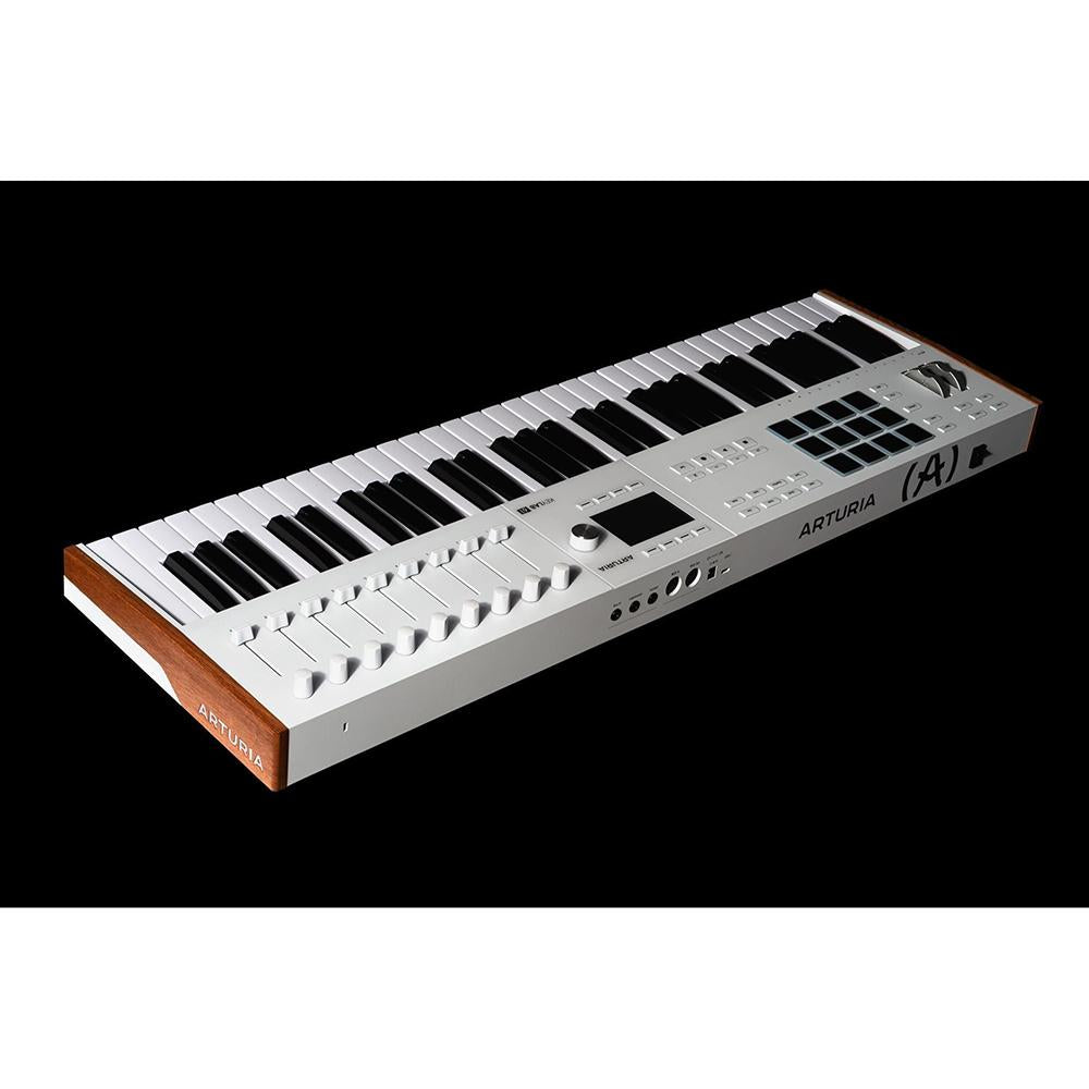 Arturia Mk3 61-Key USB MIDI Controller Keyboard White with 26 Month Protection