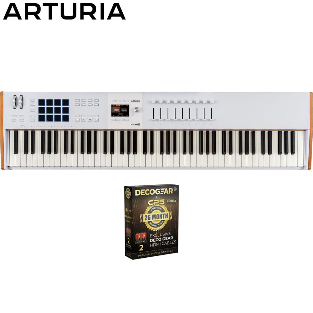 Arturia mk3 88-Key MIDI Controller Keyboard White with 26 Month Protection