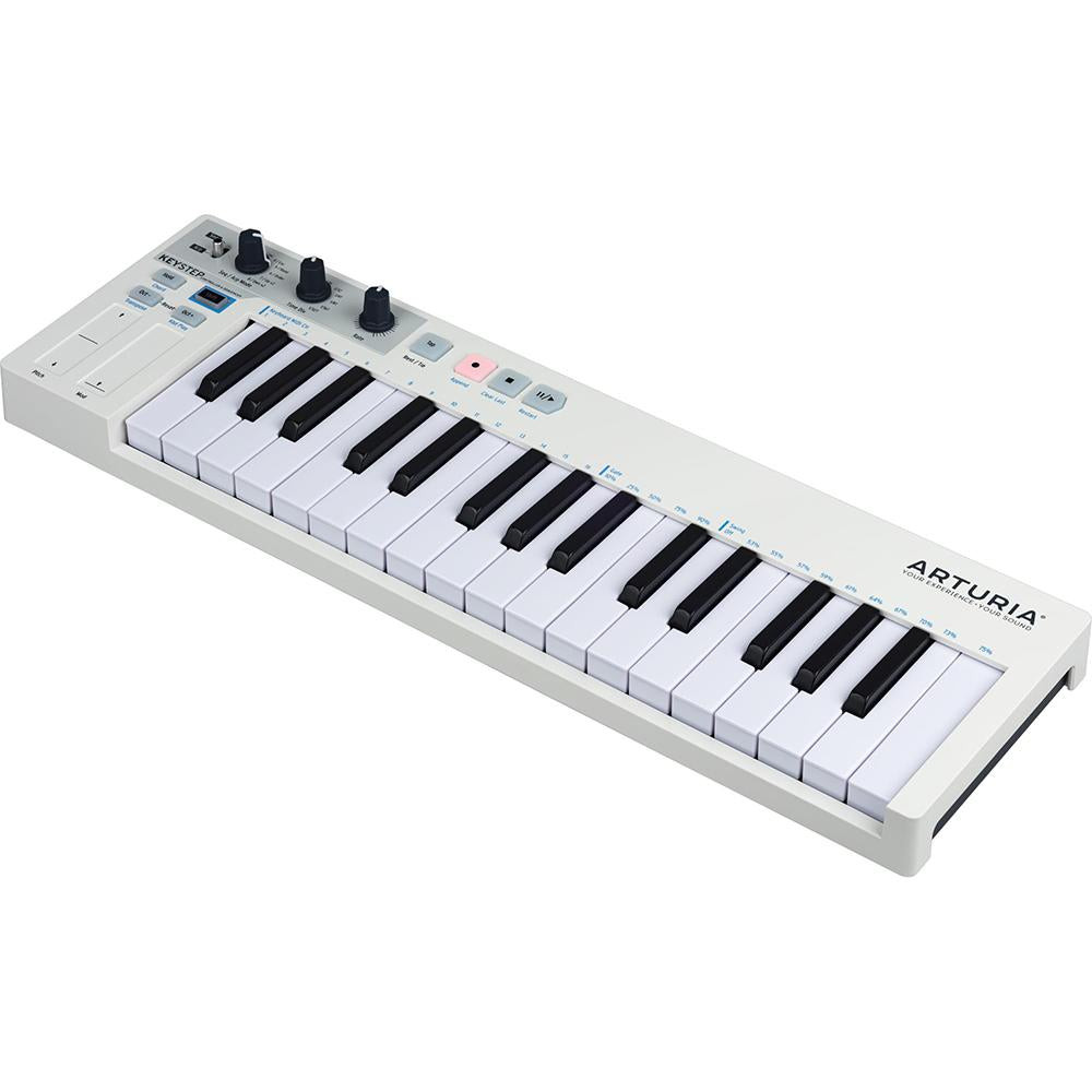 Arturia KeyStep 32-Key MIDI Controller and Keyboard White + 26 Month Protection