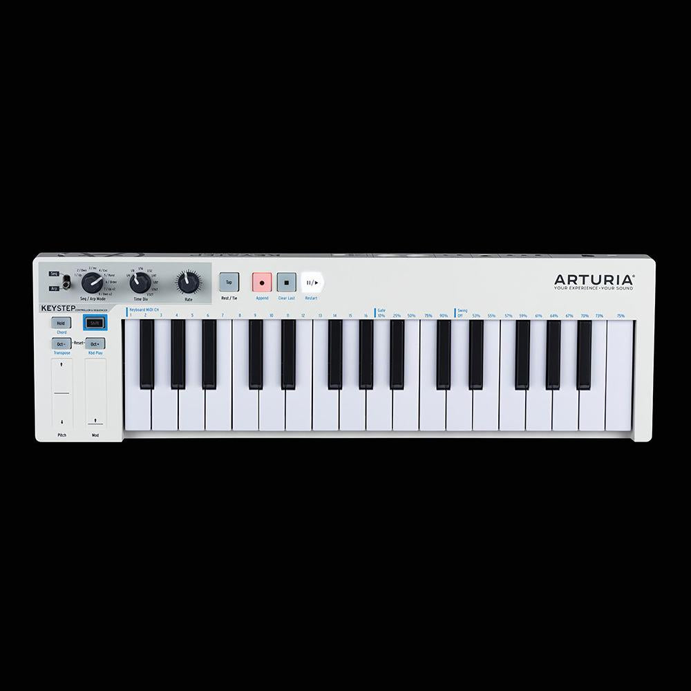 Arturia KeyStep 32-Key MIDI Controller and Keyboard White + 26 Month Protection