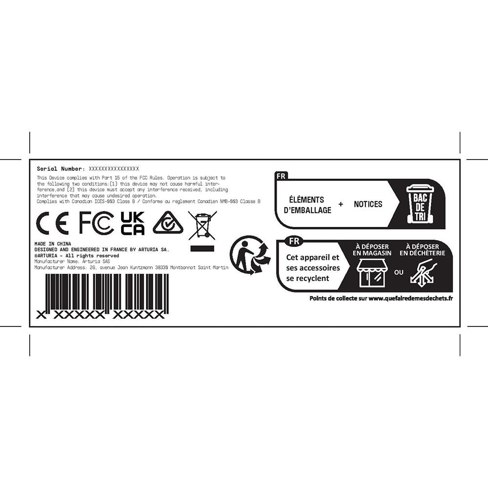 Arturia KeyStep 32-Key MIDI Controller and Keyboard White + 26 Month Protection