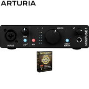 Arturia MiniFuse 1 Portable USB-C Audio Interface Black with 26 Month Protection