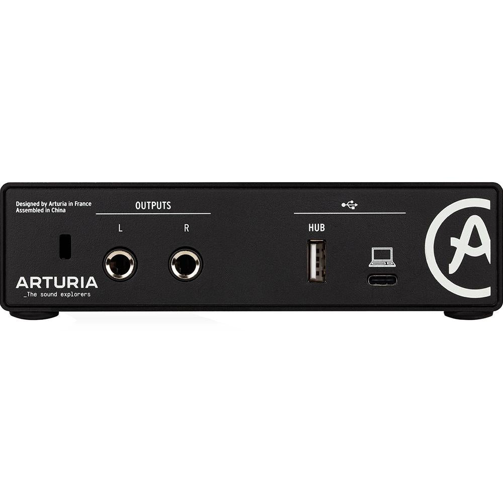 Arturia MiniFuse 1 Portable USB-C Audio Interface Black with 26 Month Protection