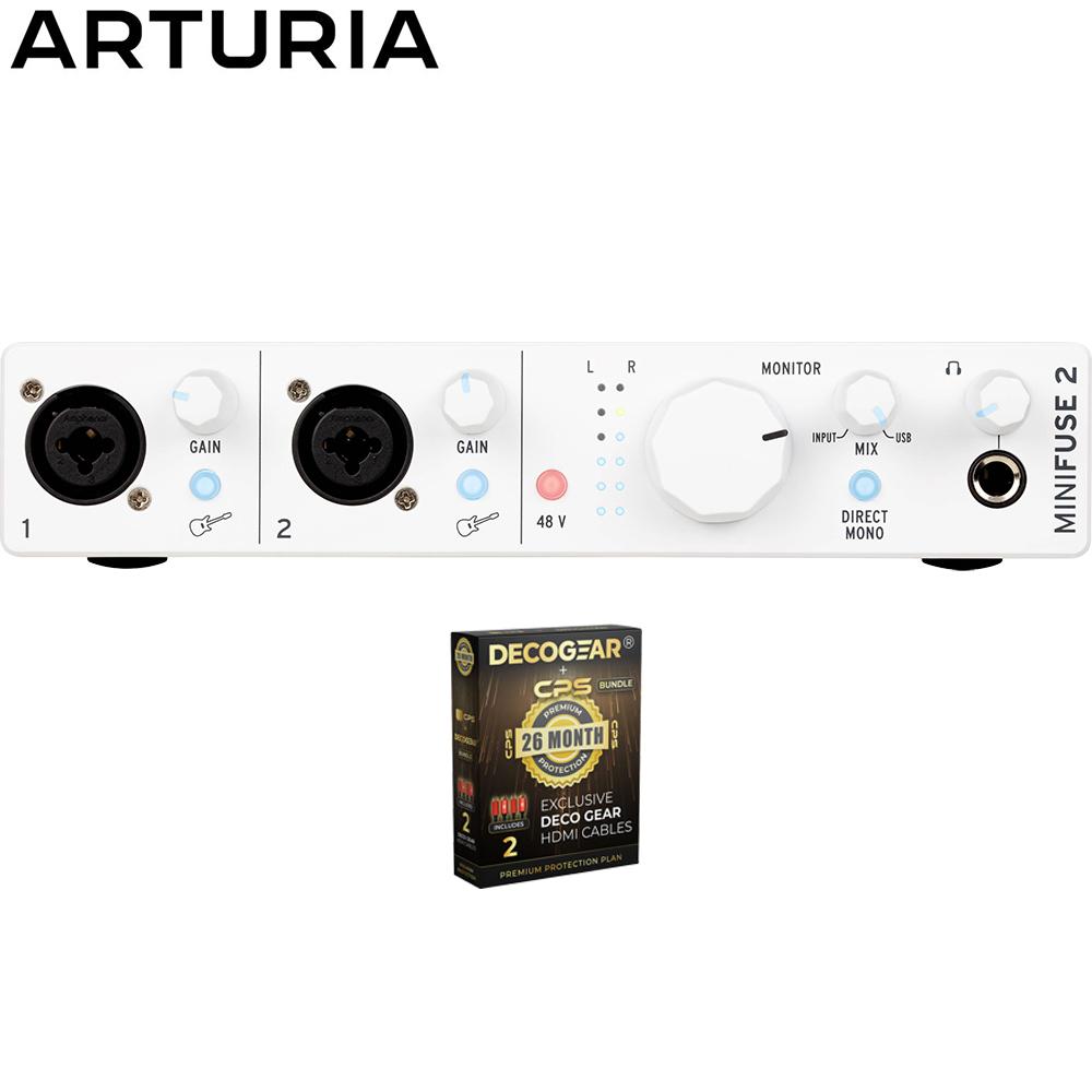 Arturia MiniFuse 2 2x Input USB-C MIDI Audio Interface with 26 Month Protection