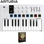 Arturia MiniLab 3 25-Key MIDI Controller Keyboard White with 26 Month Protection