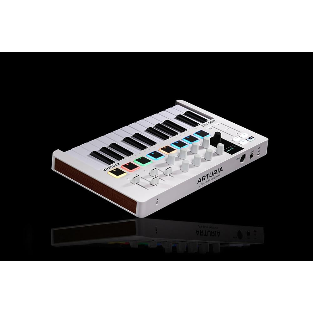 Arturia MiniLab 3 25-Key MIDI Controller Keyboard White with 26 Month Protection