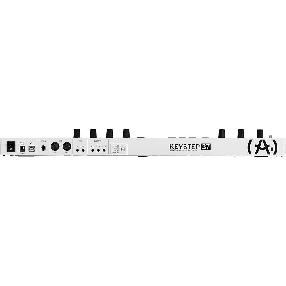Arturia KeyStep 37-Key MIDI Controller and Keyboard White + 26 Month Protection