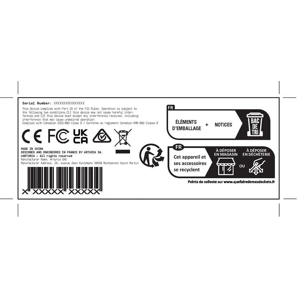 Arturia KeyStep 37-Key MIDI Controller and Keyboard White + 26 Month Protection