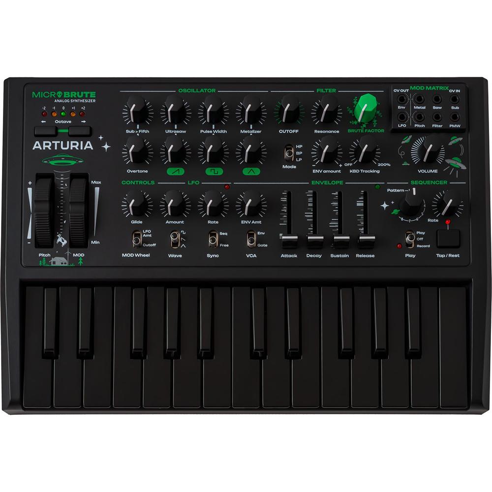 Arturia MicroBrute UFO Analog Synthesizer with 26 Month Protection