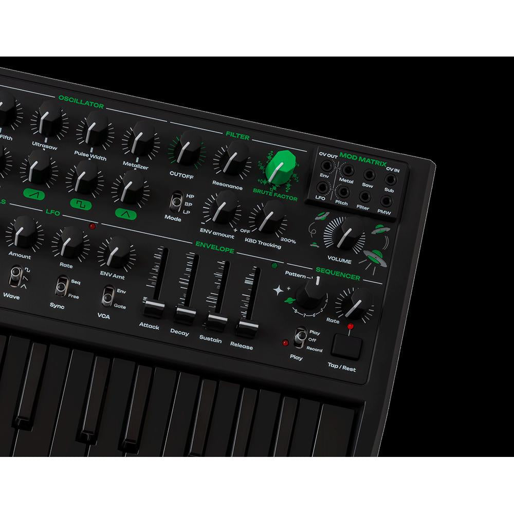 Arturia MicroBrute UFO Analog Synthesizer with 26 Month Protection