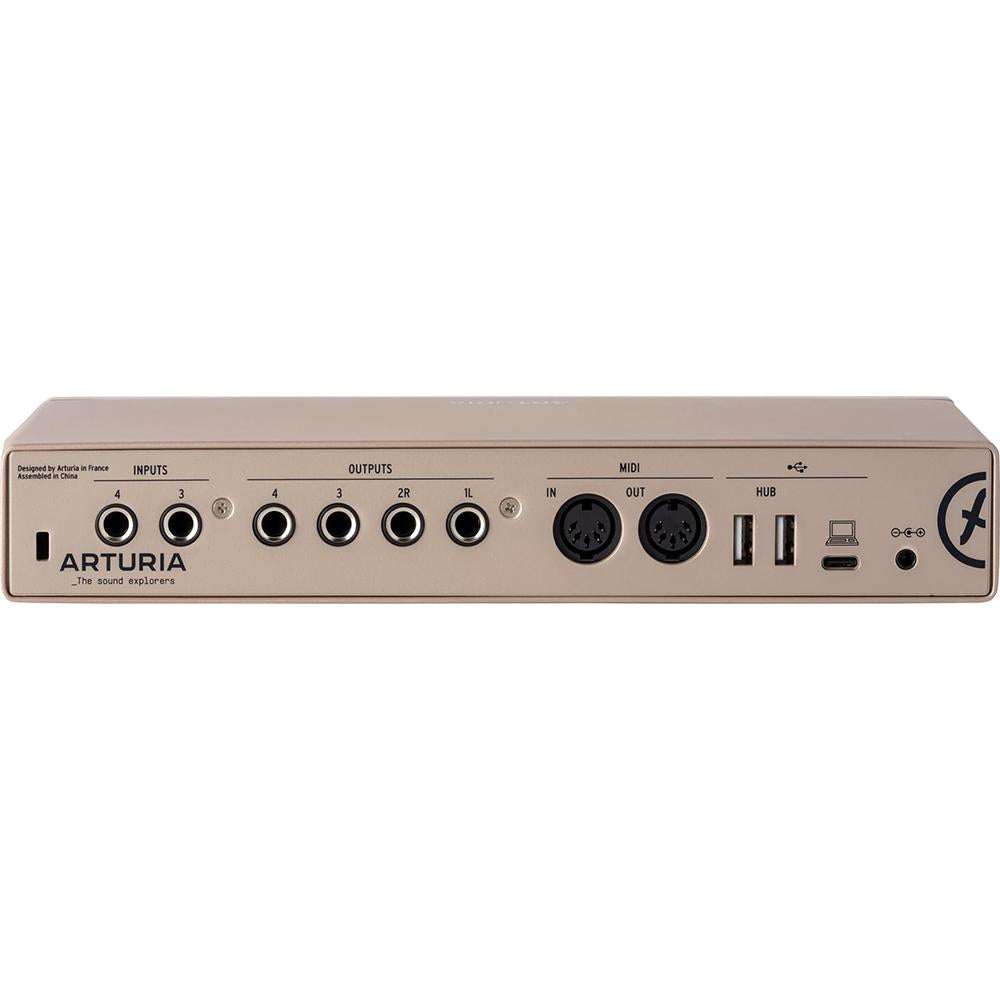 Arturia MiniFuse 4 USB-C Audio Interface Champagne with 26 Month Protection
