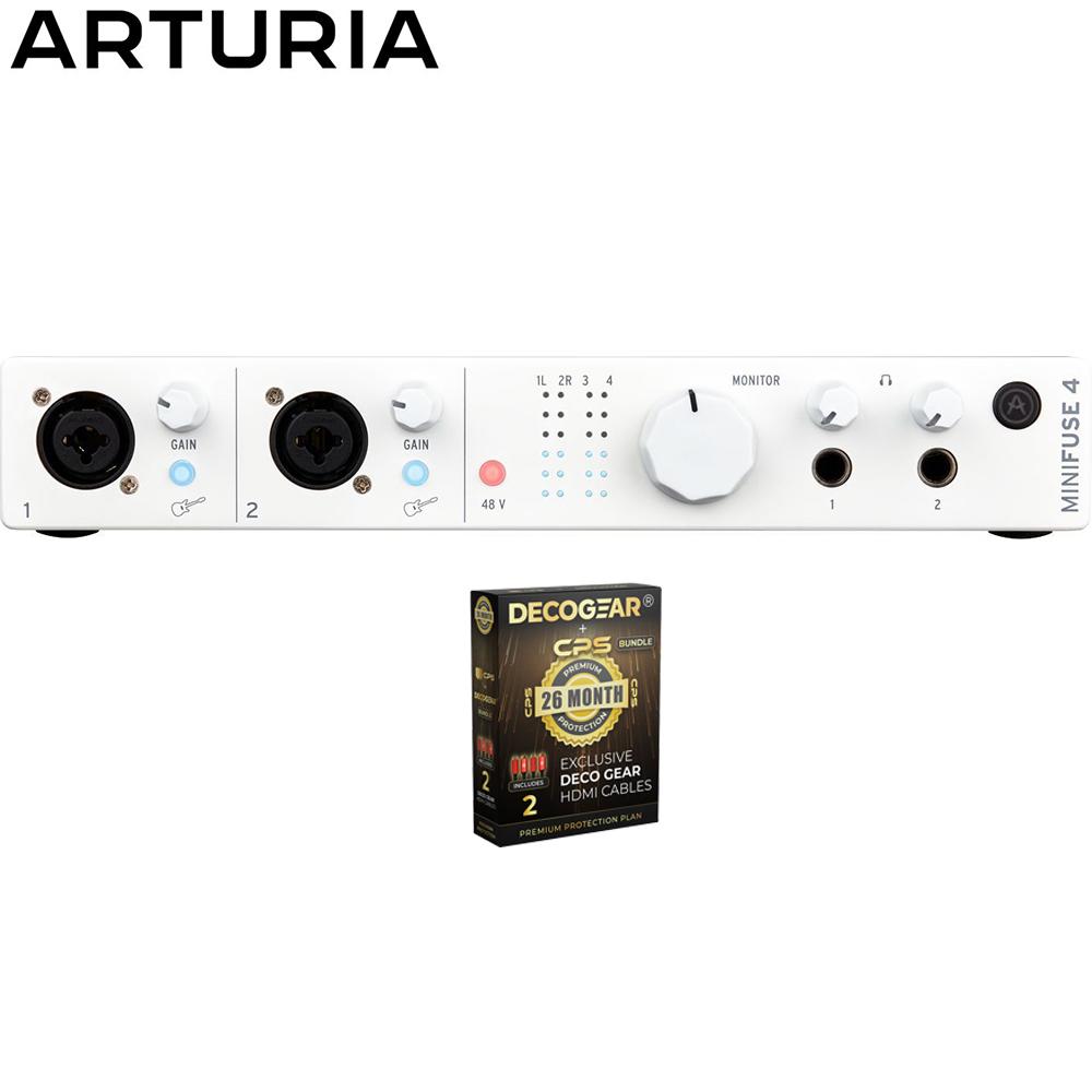 Arturia MiniFuse 4 4x Input USB-C MIDI Audio Interface with 26 Month Protection