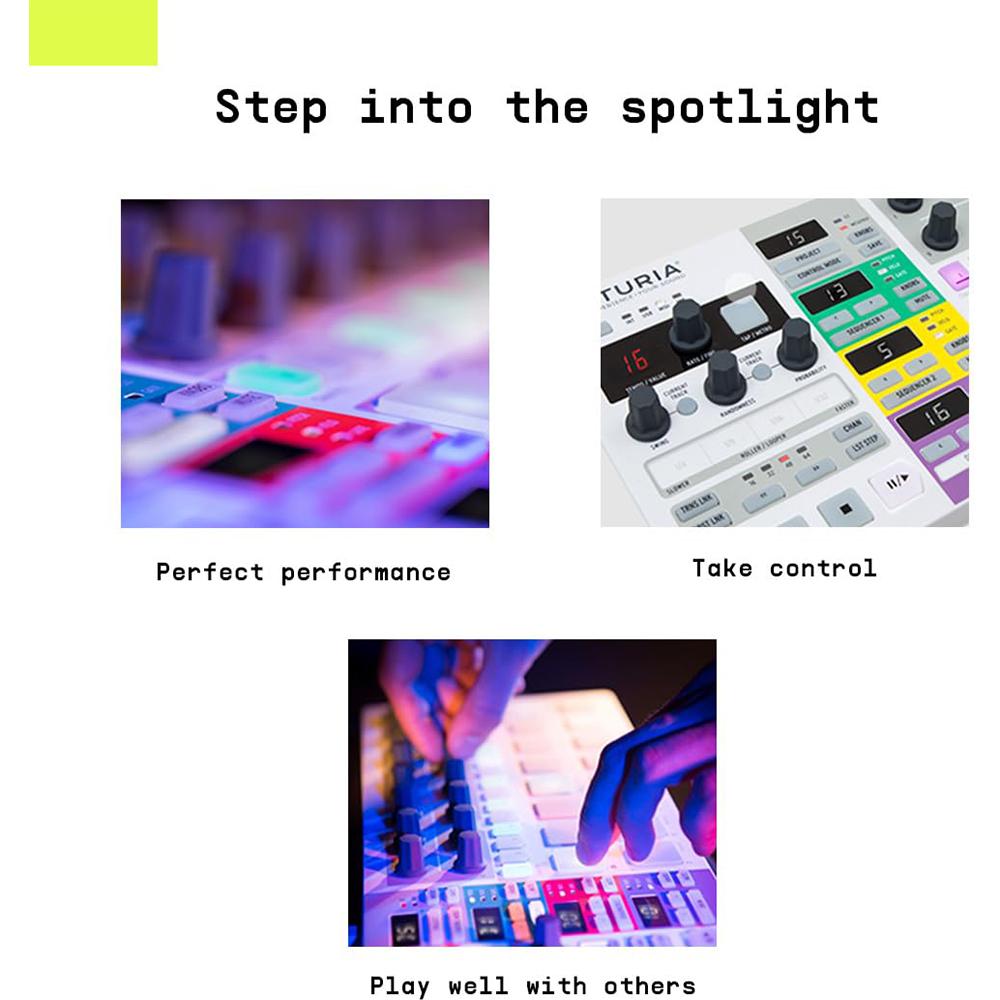 Arturia BeatStep Pro 16-Pad MIDI Controller and Sequencer + 26 Month Protection