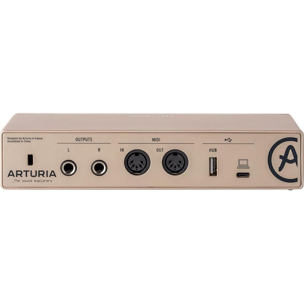 Arturia MiniFuse 2 USB-C Audio Interface Champagne with 26 Month Protection