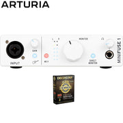 Arturia MiniFuse 1 Single Input USB-C MIDI Audio Interface + 26 Month Protection