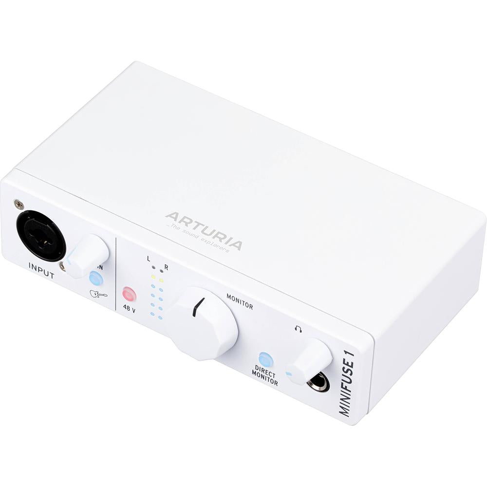 Arturia MiniFuse 1 Single Input USB-C MIDI Audio Interface + 26 Month Protection