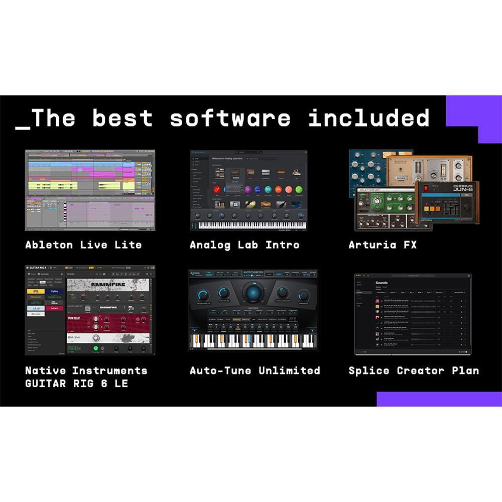Arturia MiniFuse 1 Single Input USB-C MIDI Audio Interface + 26 Month Protection