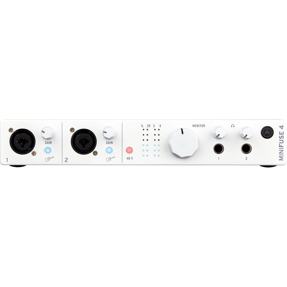 Arturia MiniFuse 4 Portable 4x Input USB-C MIDI Audio Interface, White - Refurbished