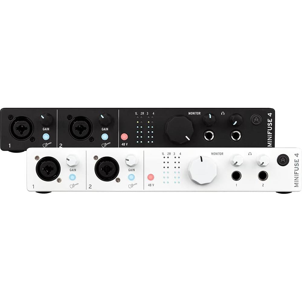 Arturia MiniFuse 4 Portable 4x Input USB-C MIDI Audio Interface, White - Refurbished