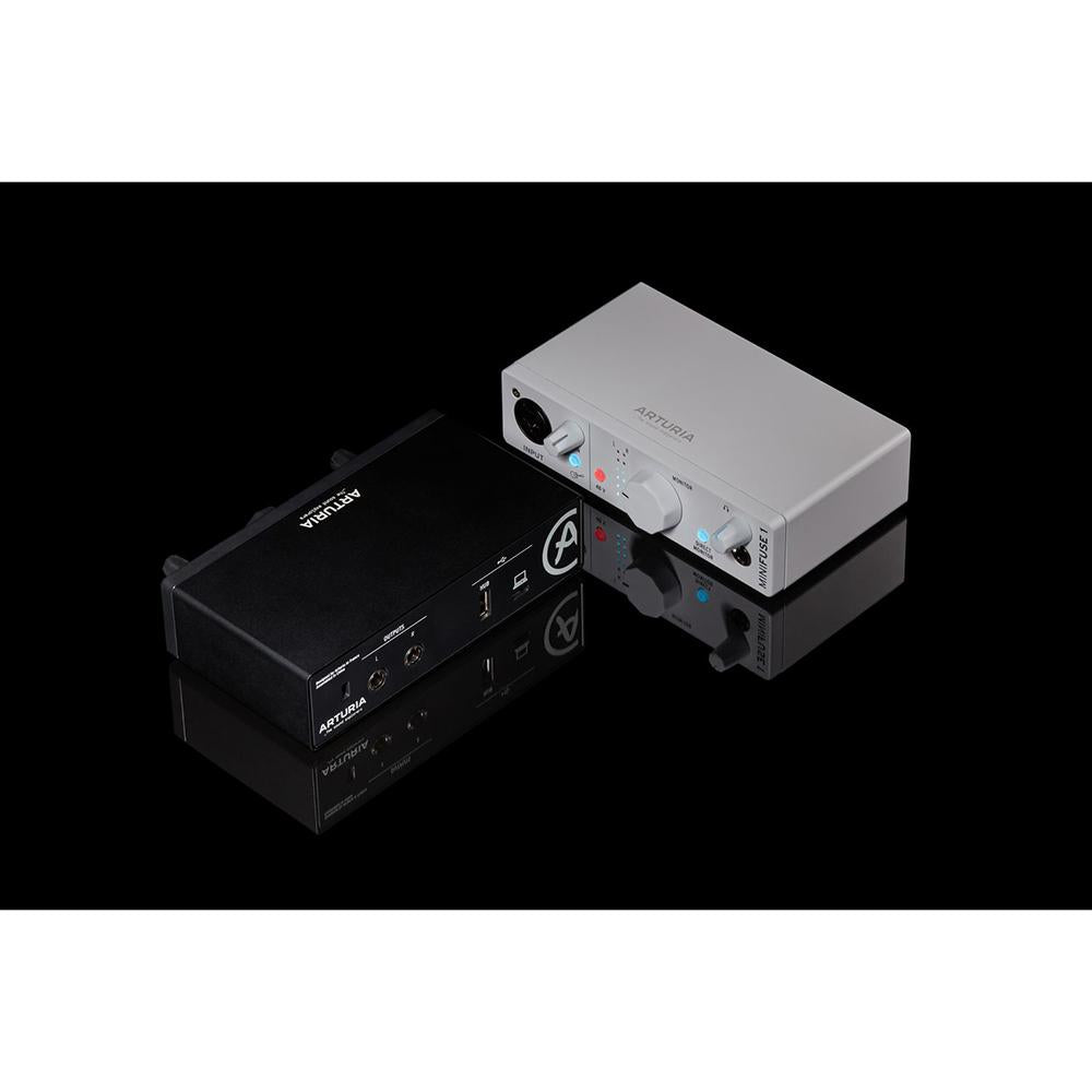 Arturia MiniFuse 1 Portable Single Input USB-C Audio Interface Black Renewed