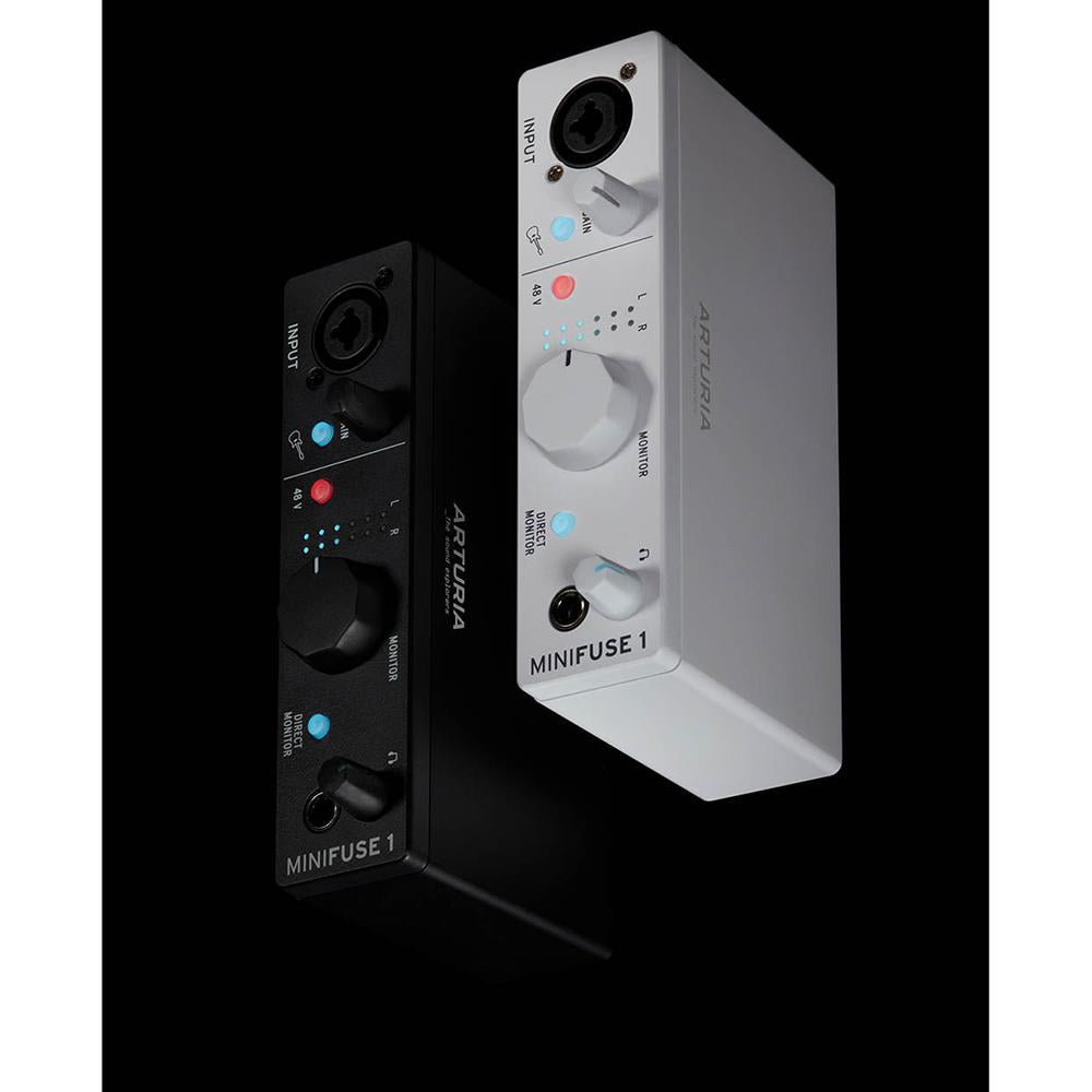 Arturia MiniFuse 1 Portable Single Input USB-C Audio Interface Black Renewed