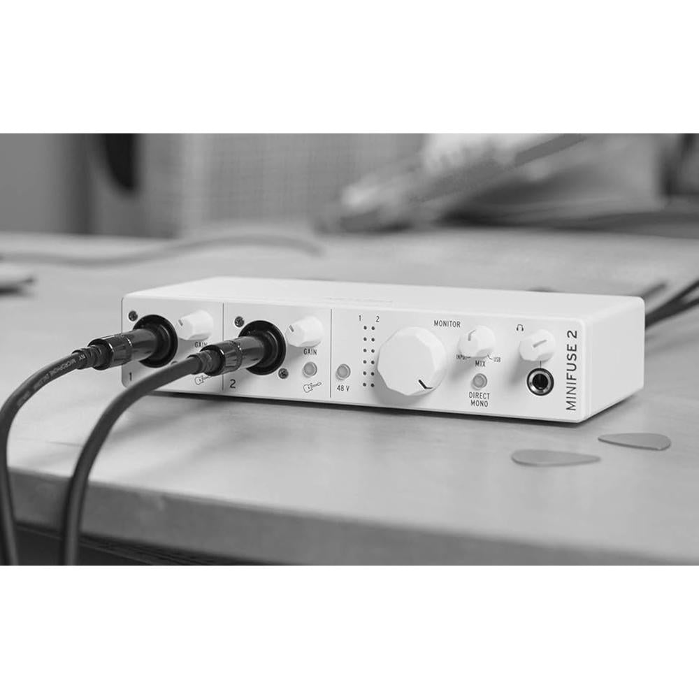 Arturia MiniFuse 2 Portable 2x Input USB-C MIDI Audio Interface White Renewed