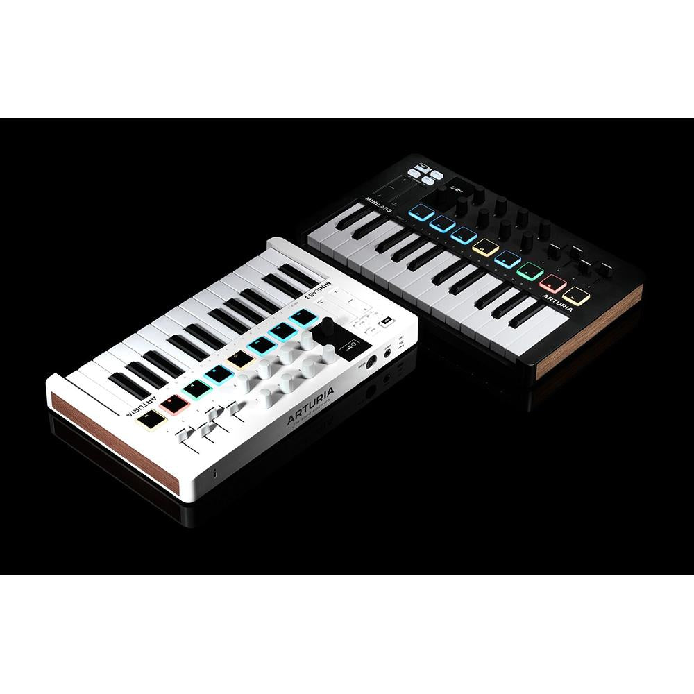 Arturia MiniLab 3 25-Key MIDI Controller Keyboard White Renewed