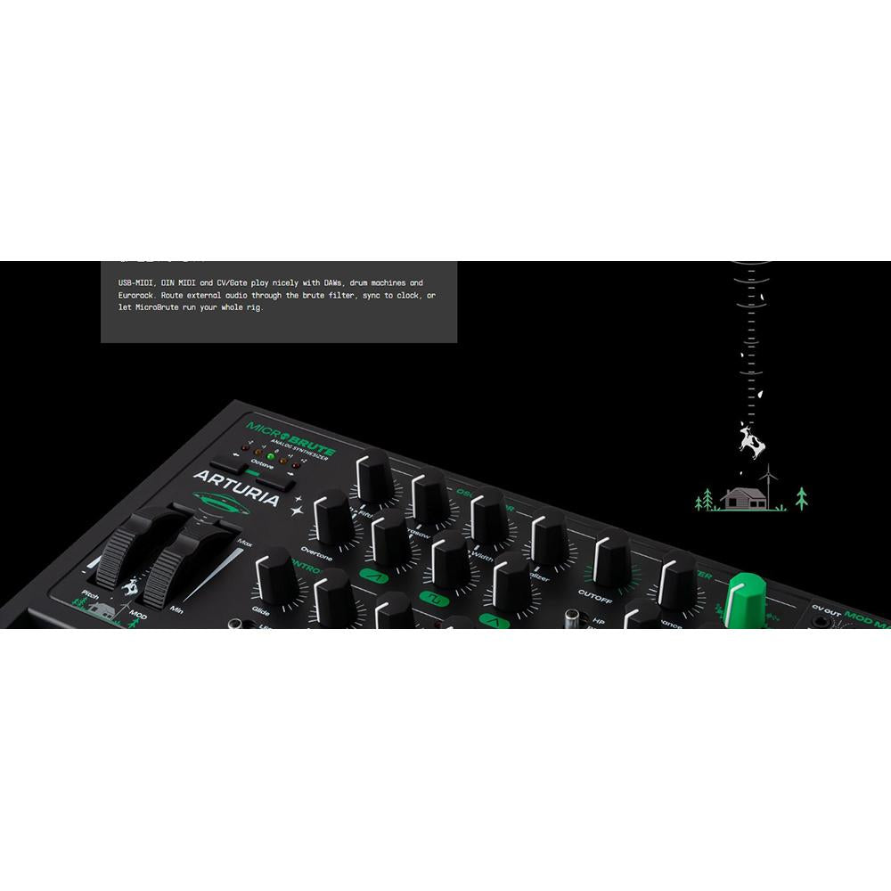 Arturia MicroBrute UFO Analog Synthesizer Renewed