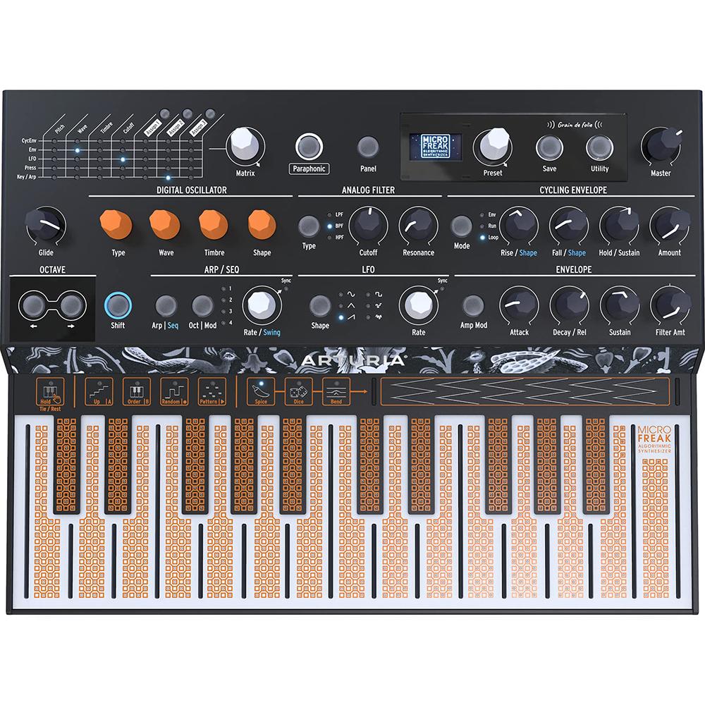 Arturia MicroFreak 25-Key Hybrid Analog-Digital Synthesizer, Black - Refurbished