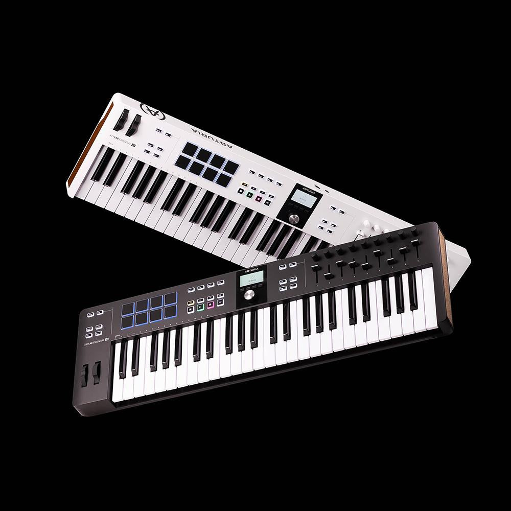 Arturia KeyLab Essential Mk3 61-Key USB MIDI Controller Keyboard, White - Refurbished