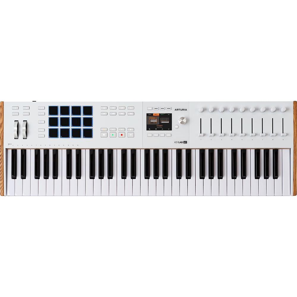 Arturia KeyLab 61 Mk3 61-Key USB MIDI Controller Keyboard, White - Refurbished
