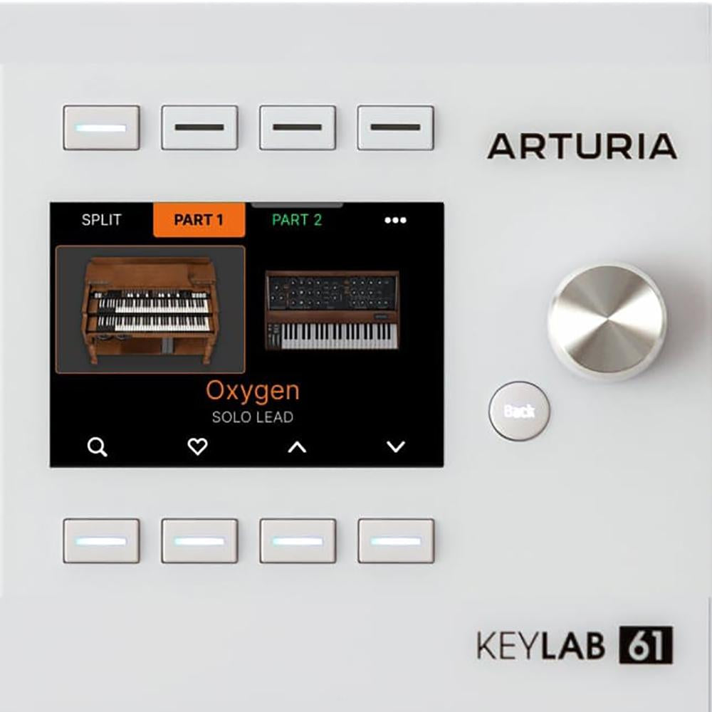 Arturia KeyLab 61 Mk3 61-Key USB MIDI Controller Keyboard, White - Refurbished