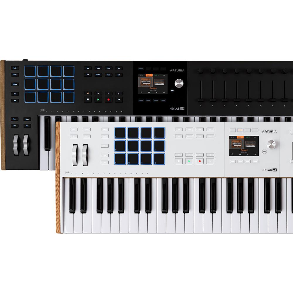 Arturia KeyLab 61 Mk3 61-Key USB MIDI Controller Keyboard, White - Refurbished